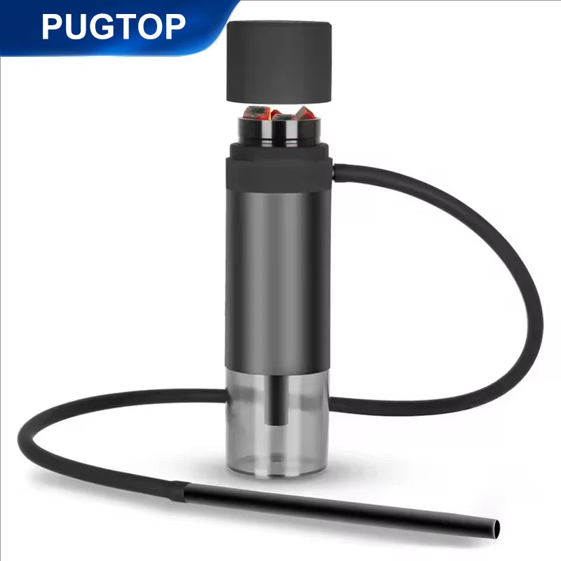 Arabic Portable Cup Hookah Car Shisha Set Indoor Outdoor with Protective Cover Small Narguile Chicha Soft Touch Hookah Gift New