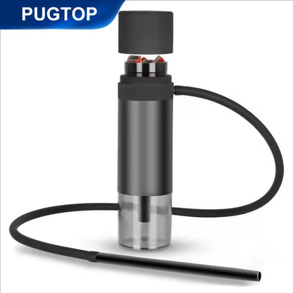 Arabic Portable Cup Hookah Car Shisha Set Indoor Outdoor with Protective Cover Small Narguile Chicha Soft Touch Hookah Gift New